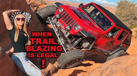 When TRAIL BLAZING IS LEGAL We Create Our Own Obstacles YouTube