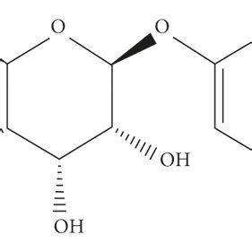 Structural Formula Of Helicid Formylphenyl D Allopyranoside Mw