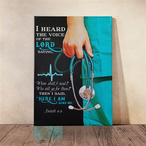 Nurse Canvas Prints Here I Am Send Me Canvas Art Wall Art Prints Wall