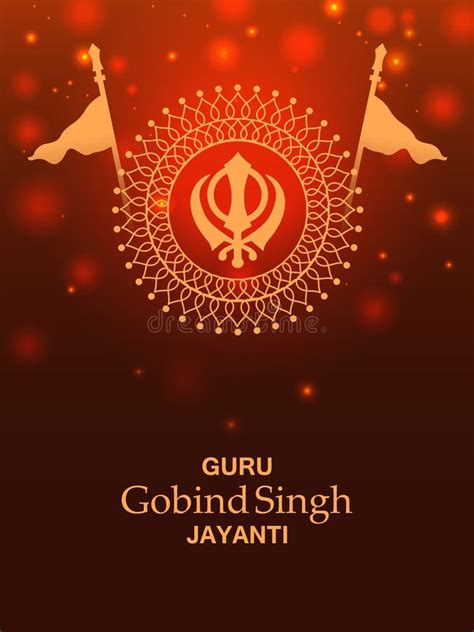 Guru Gobind Singh Jayanti For Religious Festival Of Sikh In India Stock