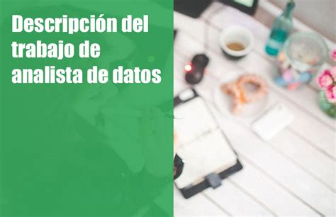 Descripción del trabajo de analista de datos Ejemplo