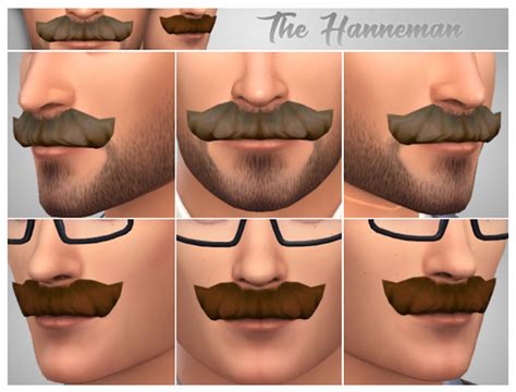 Sims Cc Best Mustaches Beards Facial Hair Fandomspot