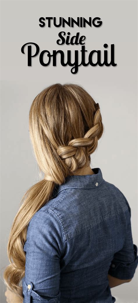 stunning side ponytail theunstitchd womens fashion blog