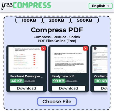 Compress Pdf Optimize Reduce File Size Online Free