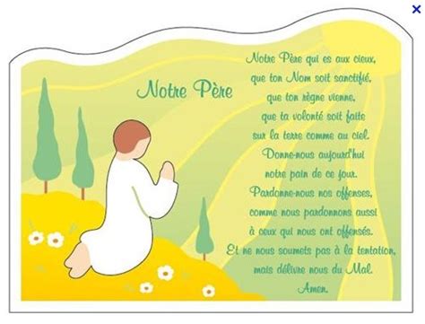 Priere Notre Pere A Imprimer Tanant