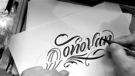 Letras Para Tatuar Donovan Drawing Chicano Lettering Letras De