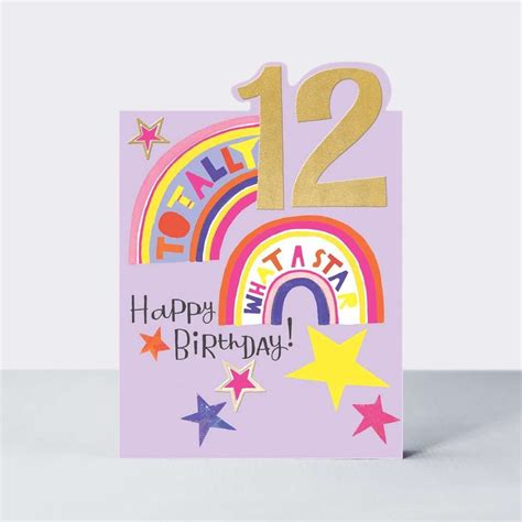 Totally 12 Birthday Card The Dotty House