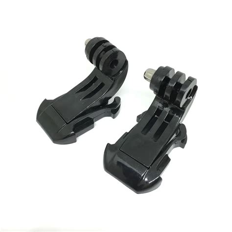 2pcs J Hook Buckle Vertical Surface Mount Adapter For Gopro Hero 3 3 4