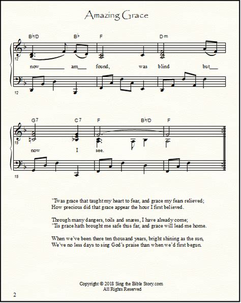 Amazing Grace Easy Guitar Chords