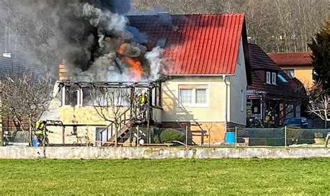 Update Dachstuhlbrand in Schlüchtern Haus unbewohnbar