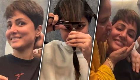 Hina Khan Chops Off Hair As She Undergoes Chemotherapy For Breast