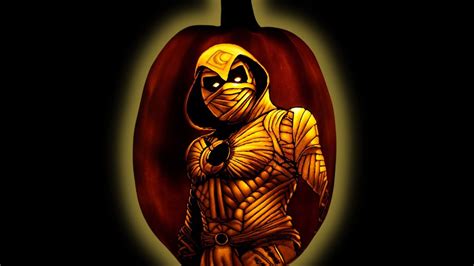 Moon Knight Foam Pumpkin Carving Pt Youtube