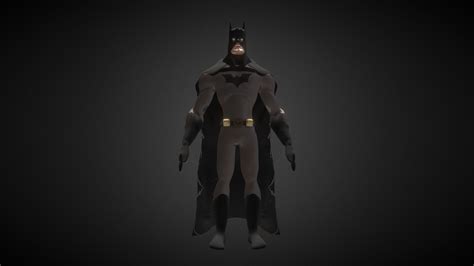 Batman 3d Model By Amr Galal [791dfa2] Sketchfab