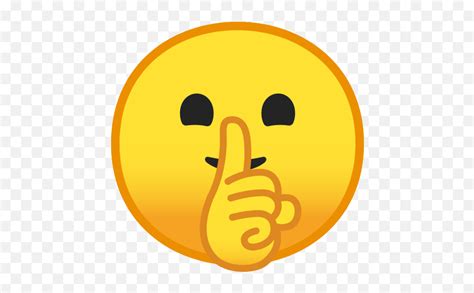 Shushing Face Emoji - Shush Emoji,Samsung Emoji - free transparent