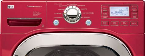 Lg Wm3001hra 27 Inch Front Load Steam Washer With 4 5 Cu Ft Capacity 9 Wash Cycles 1300 Rpm