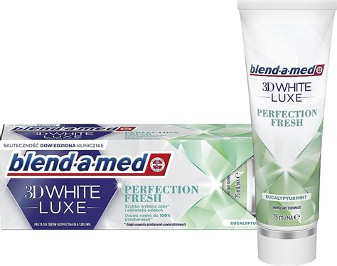 Blend A Med 3d White Luxe Perfection Fresh Eucalyptus Mint Toothpaste Makeupuk