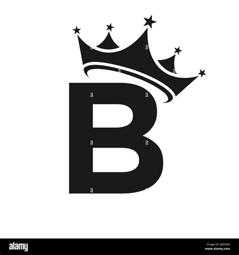 Logotipo De La Corona Con Letra B Logotipo De La Corona En La Letra B