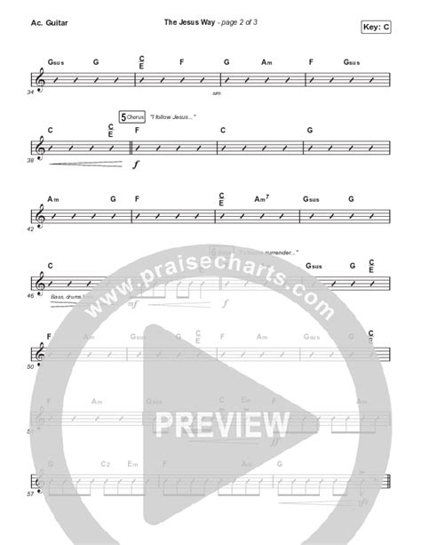 The Jesus Way Choral Anthem Satb Acoustic Guitar Sheet Music Pdf Phil Wickham Arr Mason