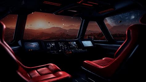 Spaceship Engineering Deck Sci Fi Ambiance Atmosphere For Sleep Study