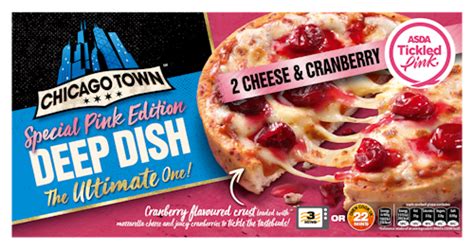 Chicago Town Launches Limited Edition Pizza For Asdas Tickled Pink