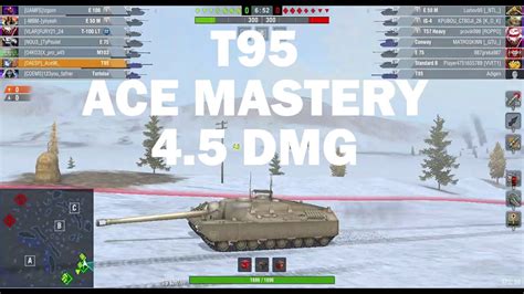 T95 Ace Mastery 4 5 DMG WOT Blitz YouTube