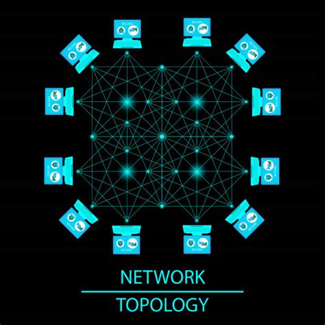 Network Topology Icons Illustrations Royalty Free Vector Graphics