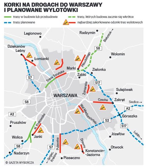 Korki W Warszawie Czekamy Na Wylot Wki Ze Stolicy Analiza