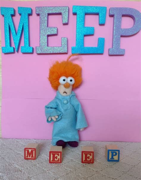Muppet Babies Beaker By Felted Friends Muppet Babies Muppets Baby