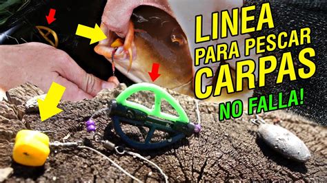 Cómo armar LINEA INFALIBLE Y EFECTIVA para pescar carpas Grandes