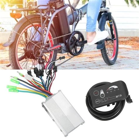 Atyhao Kit de contrôleur balais pour vélo électrique 48V 250W 350W Kit