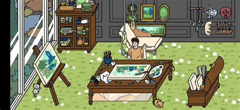 Art room - He's painting 🎨🖌️ | Adorable home game design ideas ...