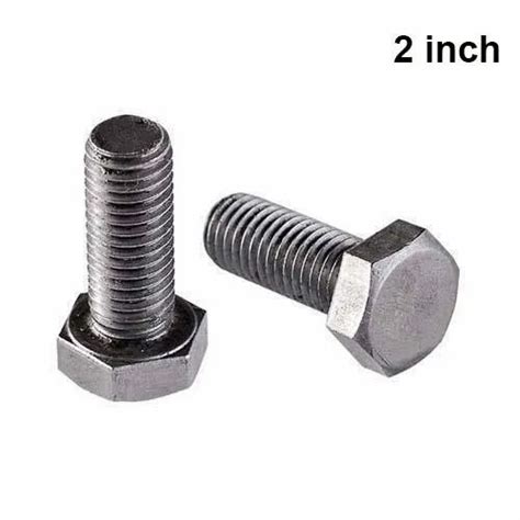 Mild Steel Full Thread Inch Ms Cold Forged Hex Bolts At Rs Bag