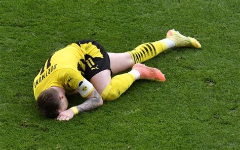 Dortmunds Marco Reus Reacts During German Editorial Stock Photo Stock