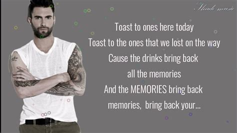 Maroon 5 Memories Lyrics YouTube Music