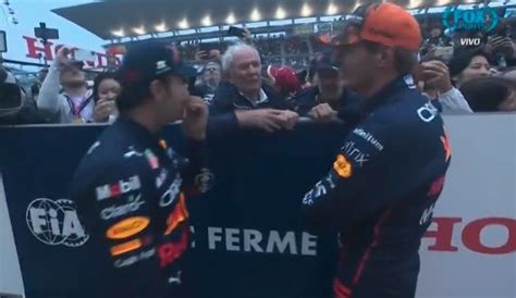 Vídeo Repetición Max Verstappen Y Checo Pérez Hacen El 1 2 En El Gran