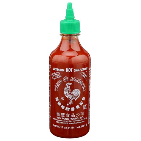 Huy Fong Foods Inc Sriracha Hot Chili Sauce Ounce Super Foods