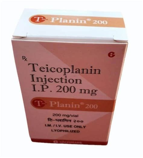 Teicoplanin Injection Mg At Rs Piece T Planin Injection In