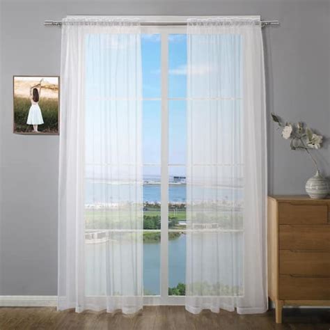 Shatex Indooroutdoor Mosquito Netting Curtain 63 In X 108 In White