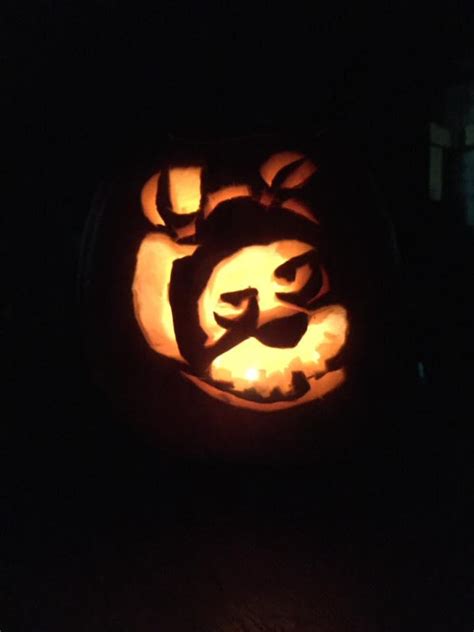 Fnaf Bonnie Pumpkin Carving By Bean3672 On Deviantart