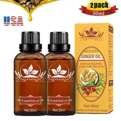 Pcs Pure Plant Therapy Lymphatic Drainage Ginger Oil Massage