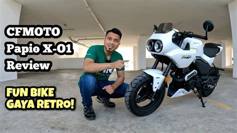 CFMOTO PAPIO 125 XO 1 2023 Malaysia REVIEW FUN BIKE GAYA RETRO YouTube