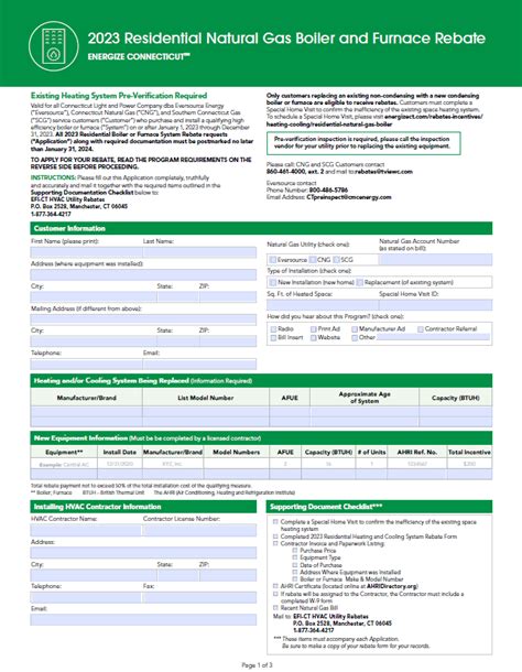 2023 Residential Air Source Heat Pump Energy Optimization Rebate Form