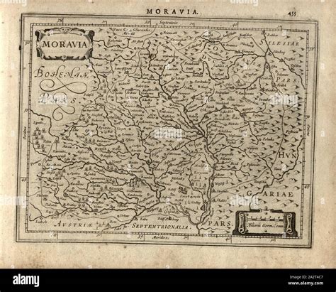 Moravia Map Of Moravia Fig 96 P 455 Gerhard Mercator Jodocus