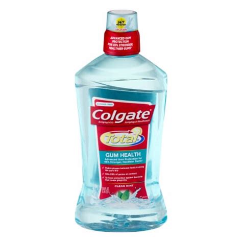 Colgate Total Gum Health Alcohol Free Mouthwash Antibacterial Formula