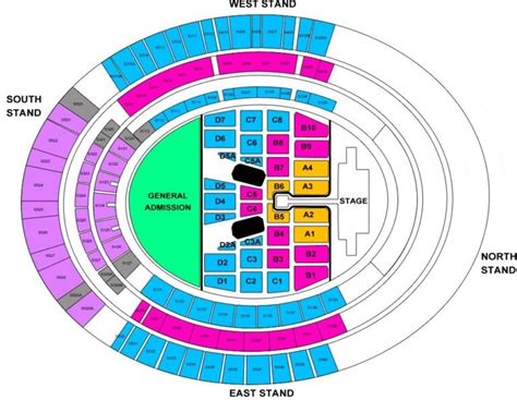 Adelaide Oval Stadium Seating Chart with Rows and Seat Numbers 2024