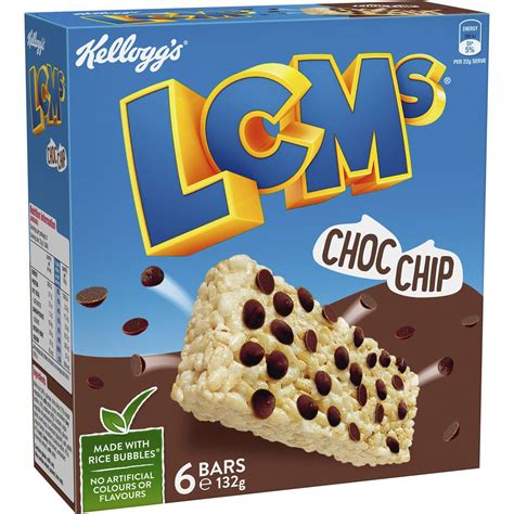 Kellogg S Lcms Choc Chip Snack Bars Pack Woolworths