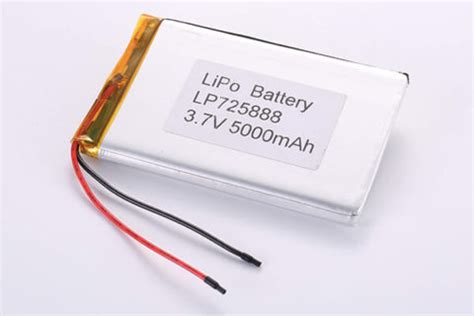 Standard LiPo Batteries LP725888 3 7V 5000mAh With 18 5Wh