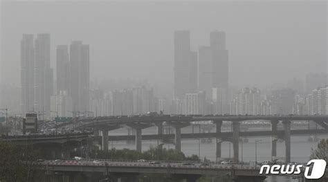 주말까지 황사 피해환경부 황사 위기경보 관심 단계 발령 네이트 뉴스