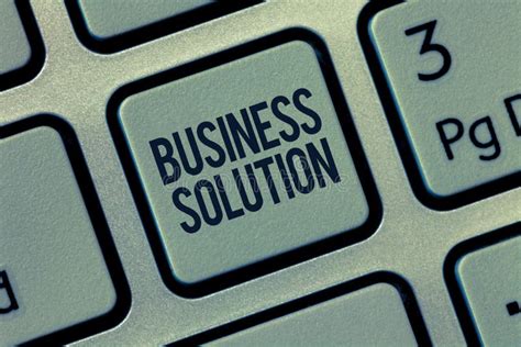 Word Writing Text Business Solution Business Concept For Services That