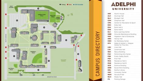 Campus Map | Brand Identity | Adelphi University